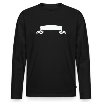 manche - T-shirt manches longues Premium bio Homme - noir - Devant - Nico (187cm)