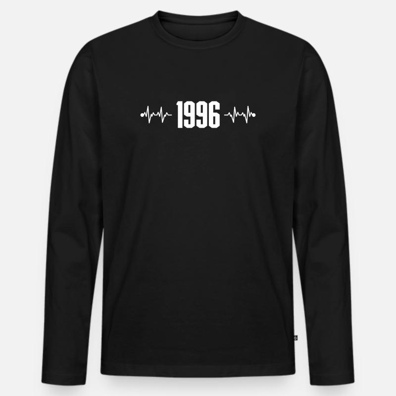 Please upload the design image - Men's Premium Organic Long Sleeve Shirt - black