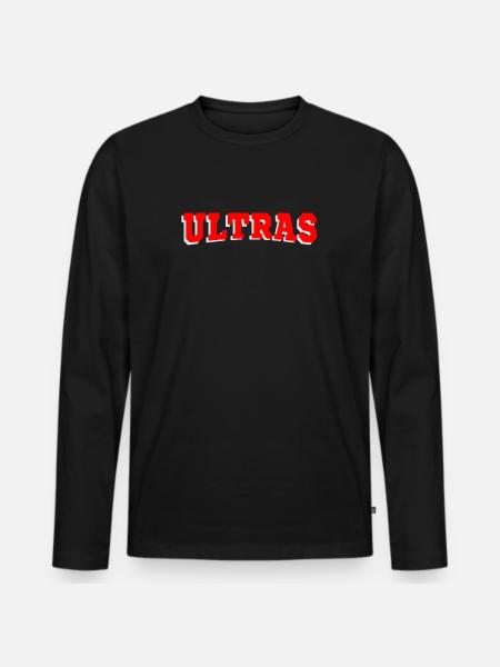 Ultras - Männer Premium Bio Langarmshirt - Schwarz
