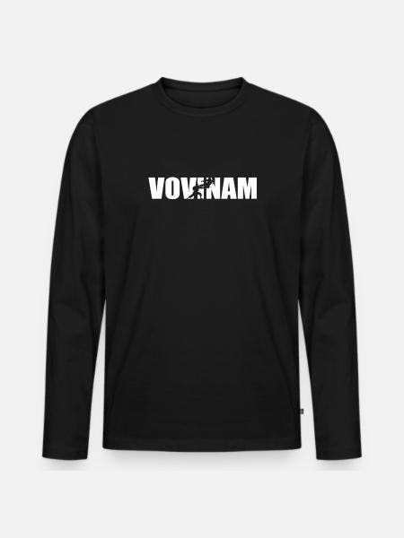 Vovinam - T-shirt manches longues Premium bio Homme - noir