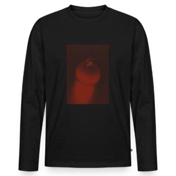 oignon - T-shirt manches longues Premium bio Homme - noir - Devant - Nico (187cm)