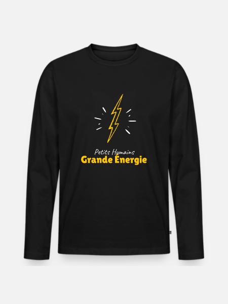 Original concept - T-shirt manches longues Premium bio Homme - noir