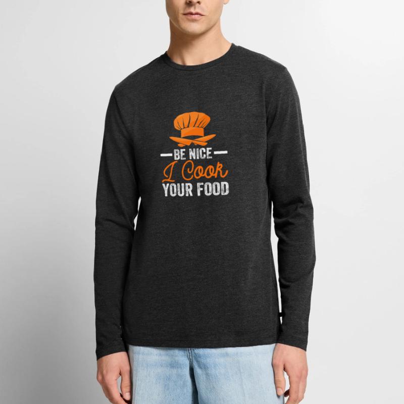 Chef Restaurant Chef Men's Premium Organic Long Sleeve Shirt