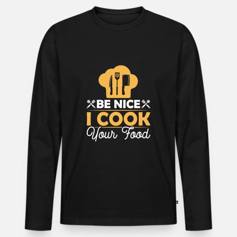 Chef Chef Gastronomie - T-shirt manches longues Premium bio Homme - noir