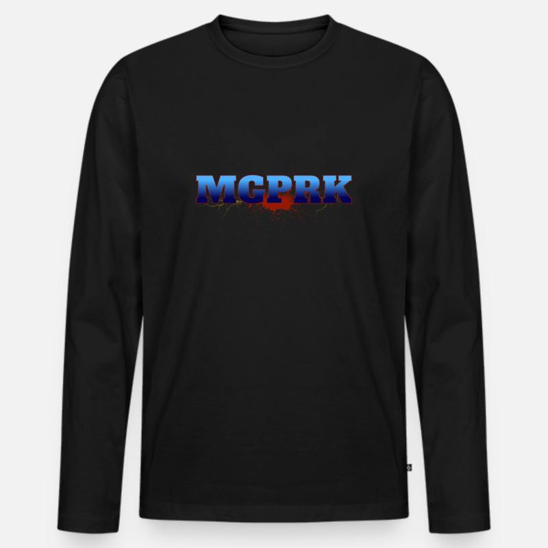 MGPRK - Männer Premium Bio Langarmshirt - Schwarz