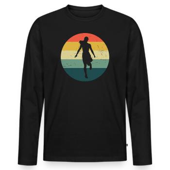 Shuffle Shuffle Boy Melbourne Shuffle Shuffledance - Men's Premium Organic Long Sleeve Shirt - black - Front - Nico (187cm)