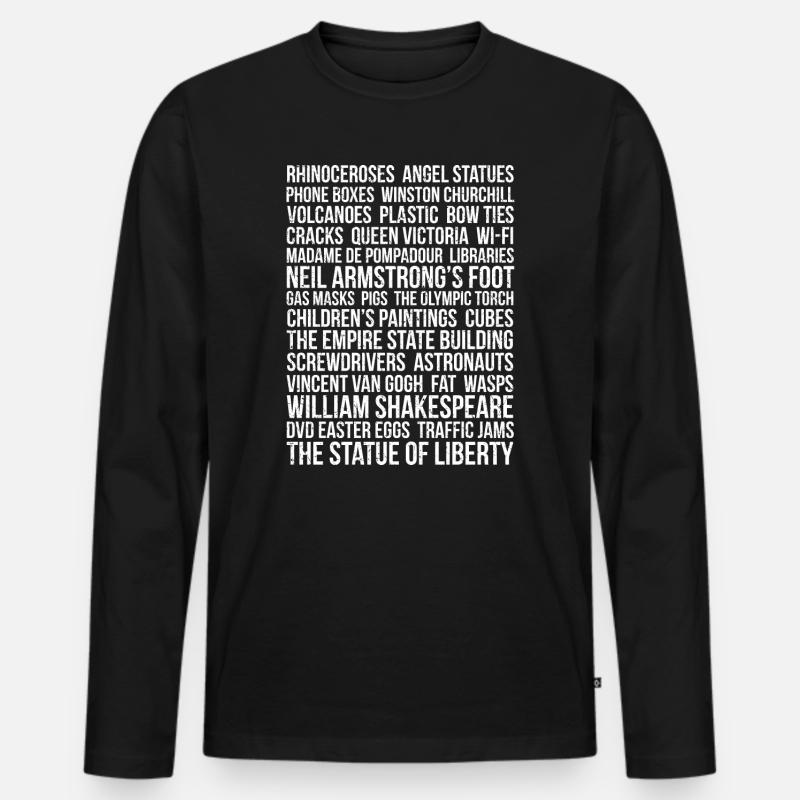 Different - Männer Premium Bio Langarmshirt - Schwarz