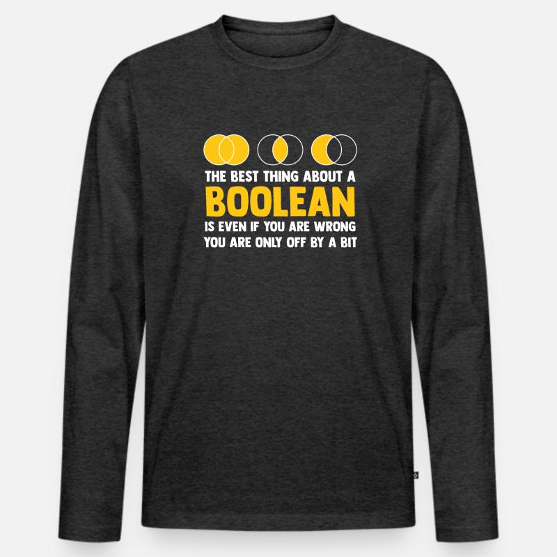 Programmer Coder Software Developer Men's Premium Organic Long Sleeve Shirt