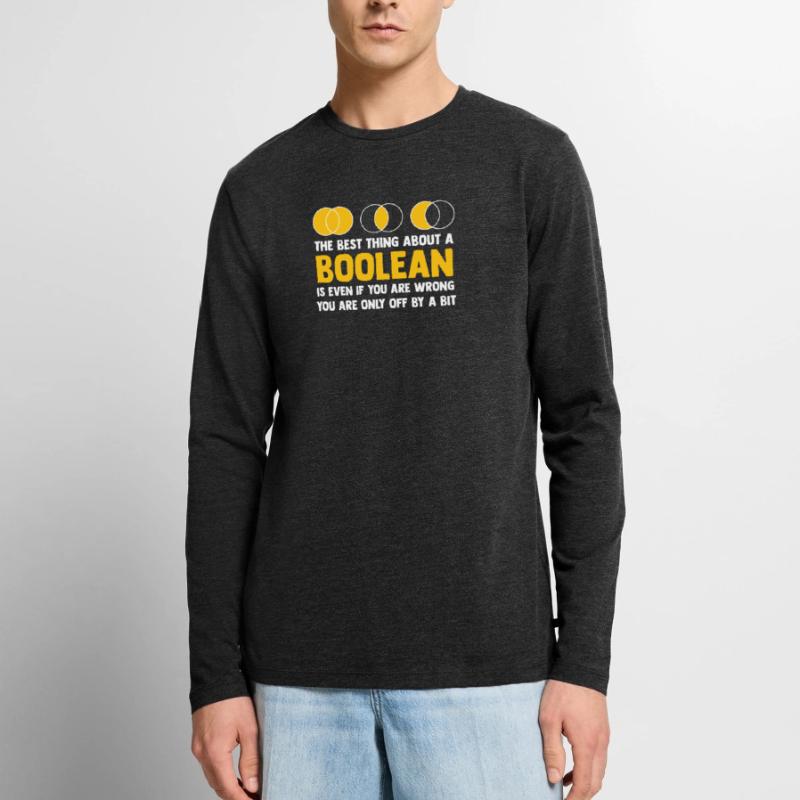 Programmer Coder Software Developer Men's Premium Organic Long Sleeve Shirt