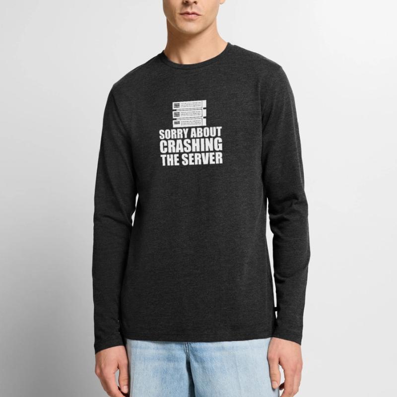 Programmer Coder Software Developer Men's Premium Organic Long Sleeve Shirt