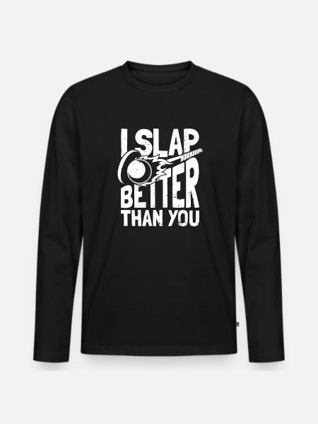 Feldhockey - Männer Premium Bio Langarmshirt - Schwarz