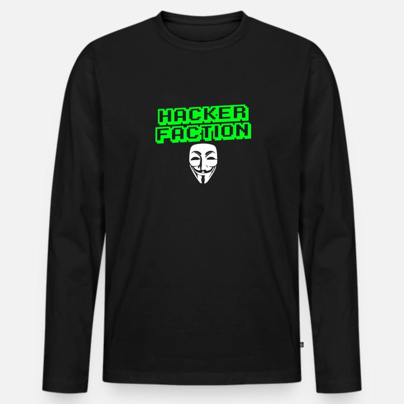 Programmierer Coder Software Entwickler - Männer Premium Bio Langarmshirt - Schwarz