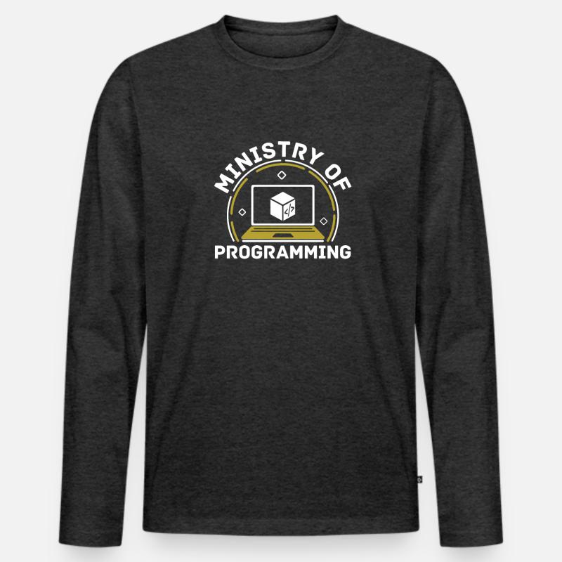 Programmierer Coder Software Entwickler Männer Premium Bio Langarmshirt