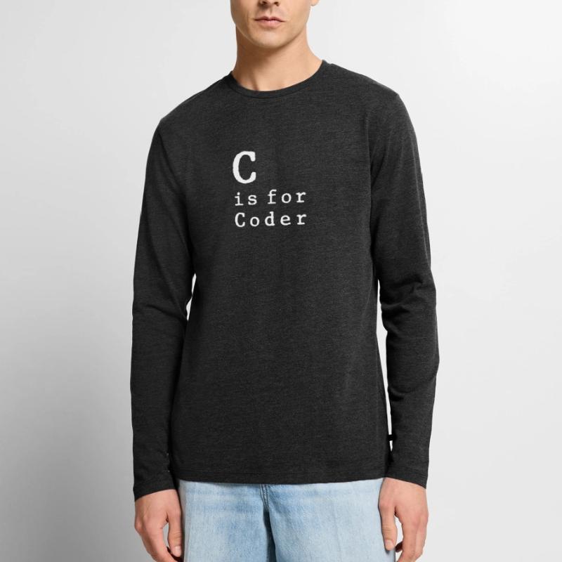 Programmer Coder Software Developer Men's Premium Organic Long Sleeve Shirt