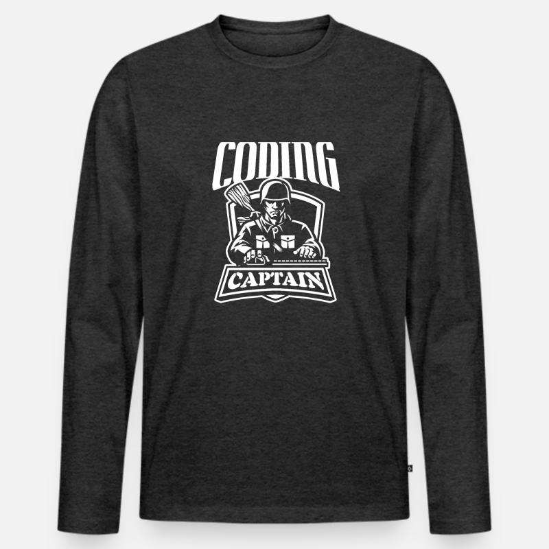 Programmer Coder Software Developer Men's Premium Organic Long Sleeve Shirt