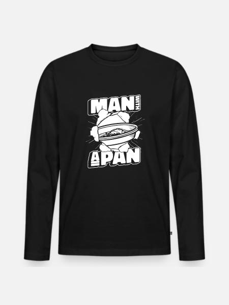 Gold Mining Gold Mine - Men's Premium Organic Long Sleeve Shirt - black