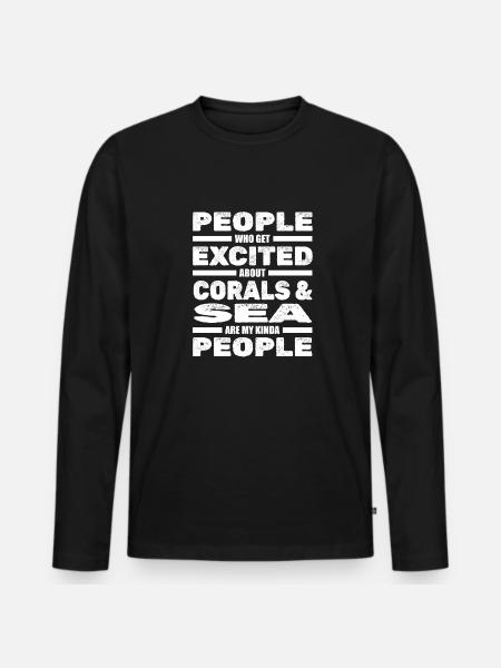 Scuba Diving Diver Diving - Men's Premium Organic Long Sleeve Shirt - black