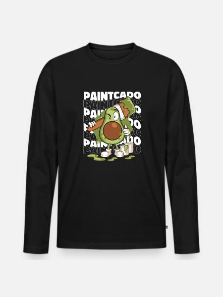 Painter Varnisher Journeyman Master Painter - Men's Premium Organic Long Sleeve Shirt - black
