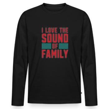 Tontechniker Sound Audio Engineer - Männer Premium Bio Langarmshirt - Schwarz - Vorne - Nico (187cm)