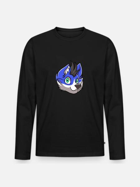 Furry Fandom Fursuits - Men's Premium Organic Long Sleeve Shirt - black
