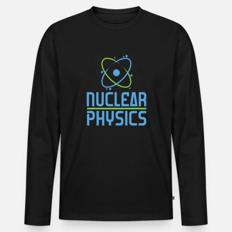 Physics Phyiker Applied Physics - Men's Premium Organic Long Sleeve Shirt - black