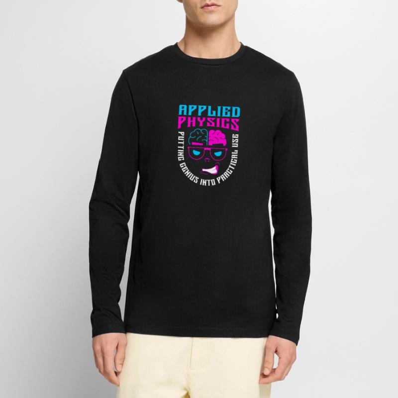 Physics Phyiker Applied Physics Men's Premium Organic Long Sleeve Shirt