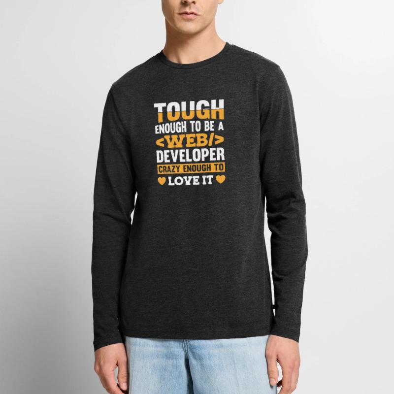 Web Developer Webdeveloper Web Developer Men's Premium Organic Long Sleeve Shirt