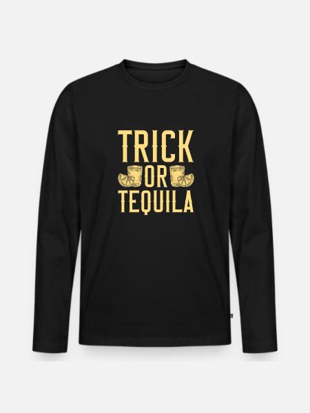 Halloween - T-shirt manches longues Premium bio Homme - noir