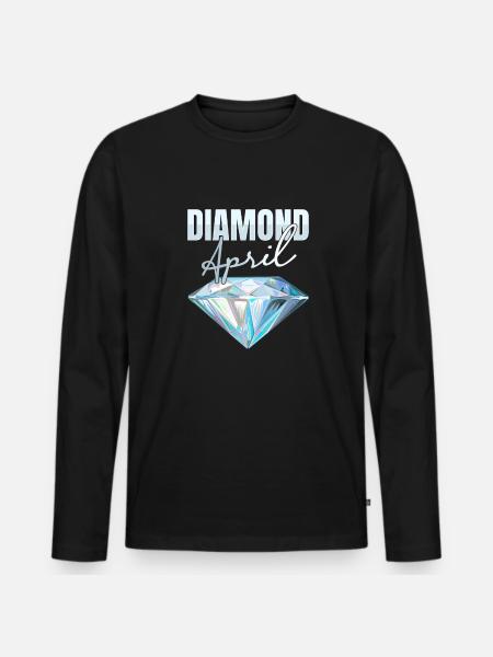 Prospectors Digging Treasure - Men's Premium Organic Long Sleeve Shirt - black