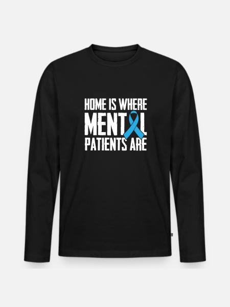 Krankenschwester - Männer Premium Bio Langarmshirt - Schwarz