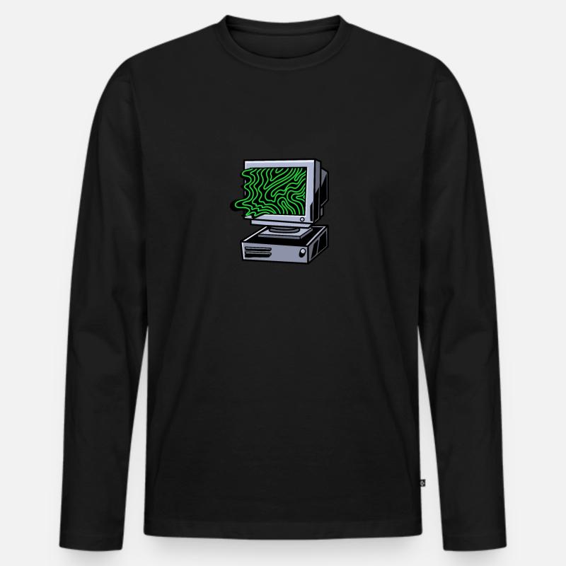 Programmeur Codeur développeur - T-shirt manches longues Premium bio Homme - noir