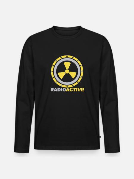 Physics Phyiker Nuclear Physics - Men's Premium Organic Long Sleeve Shirt - black