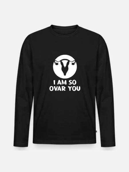 Hysterektomie Hysterektomie - Männer Premium Bio Langarmshirt - Schwarz
