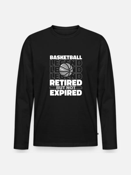 Retired basketball players - Men's Premium Organic Long Sleeve Shirt - black