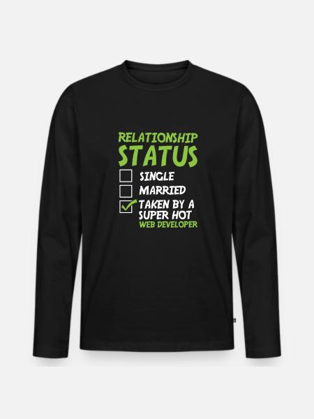 Web Entwickler Webdeveloper Witzig - Männer Premium Bio Langarmshirt - Schwarz