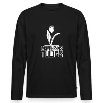 Tulips Tulips - Men's Premium Organic Long Sleeve Shirt - black - Front - Nico (187cm)