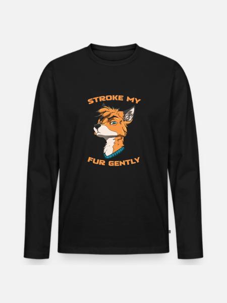 Furry Fandom Fursuits Funny - Men's Premium Organic Long Sleeve Shirt - black