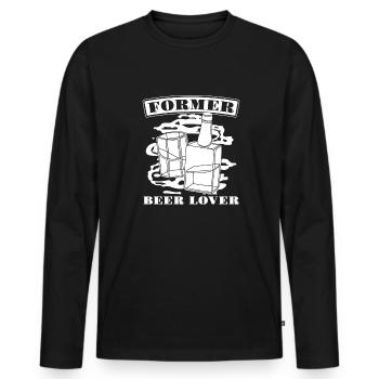 Whisky Whiskey - Männer Premium Bio Langarmshirt - Schwarz - Vorne - Nico (187cm)