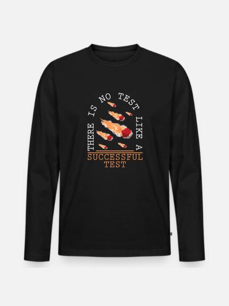 Space Space Successful Astroid Diversion - Men's Premium Organic Long Sleeve Shirt - black
