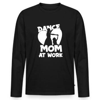 Maman Mère Mère Danse Mère - T-shirt manches longues Premium bio Homme - noir - Devant - Nico (187cm)