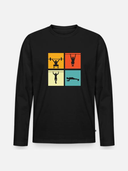 Aptitude - T-shirt manches longues Premium bio Homme - noir