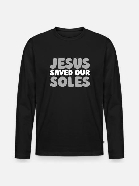 Baskets Christian - T-shirt manches longues Premium bio Homme - noir