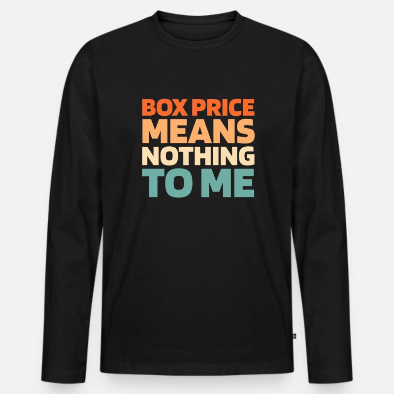 Sneakers - Männer Premium Bio Langarmshirt - Schwarz