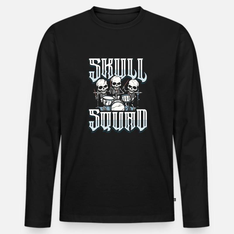 Drums Drummers Drummers - Men's Premium Organic Long Sleeve Shirt - black
