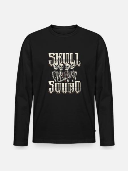 Tennis - Men's Premium Organic Long Sleeve Shirt - black