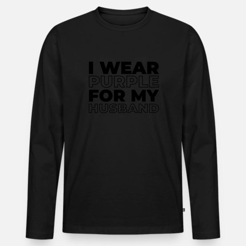 Alzheimer - Männer Premium Bio Langarmshirt - Schwarz