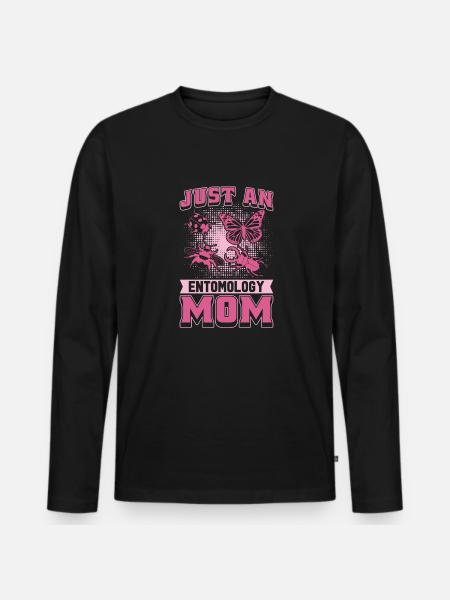 Entomologie Entomologiste Insecte Mère - T-shirt manches longues Premium bio Homme - noir