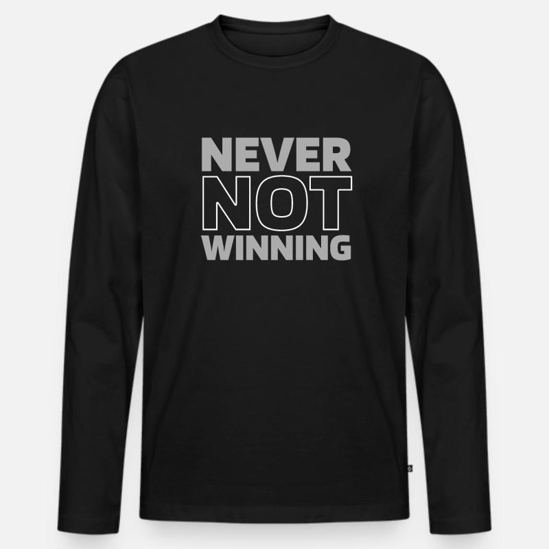Billard - Männer Premium Bio Langarmshirt - Schwarz