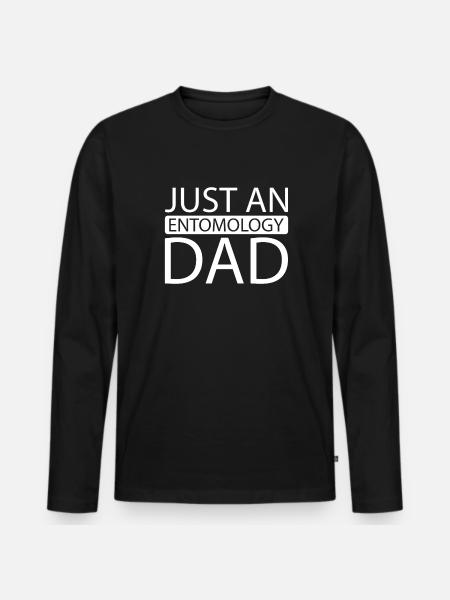 Entomology Entomologist Insect - Men's Premium Organic Long Sleeve Shirt - black