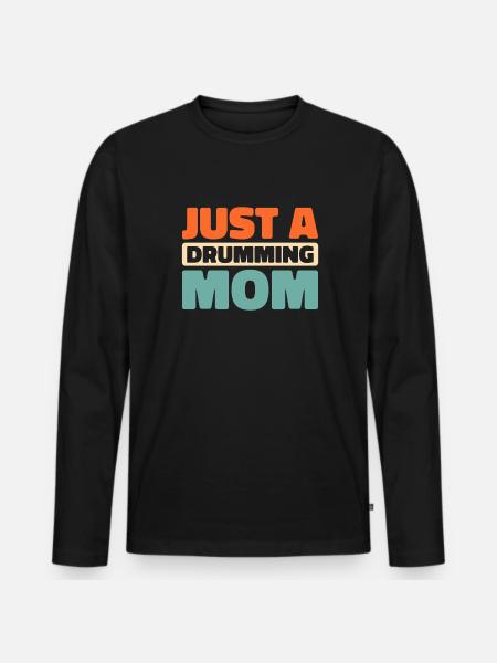 Drums Drummers Drummers - Men's Premium Organic Long Sleeve Shirt - black